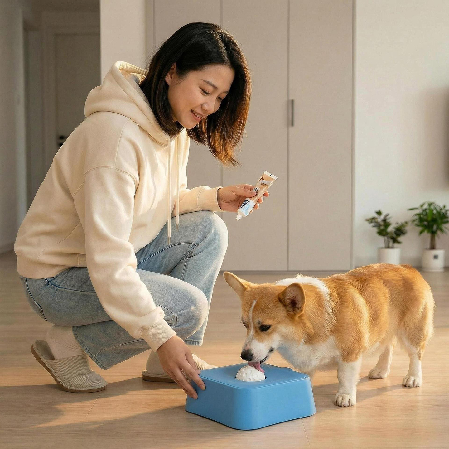 Pet Licking Bowl Perro Slow Food Bowl Perro Licking Bowl Jugues Yogurt Rojo Gato Perro Licking Bowl Imitación Voltar al por mayor