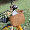 Street straw woven props suitable for photo sessions, linen bag, pet