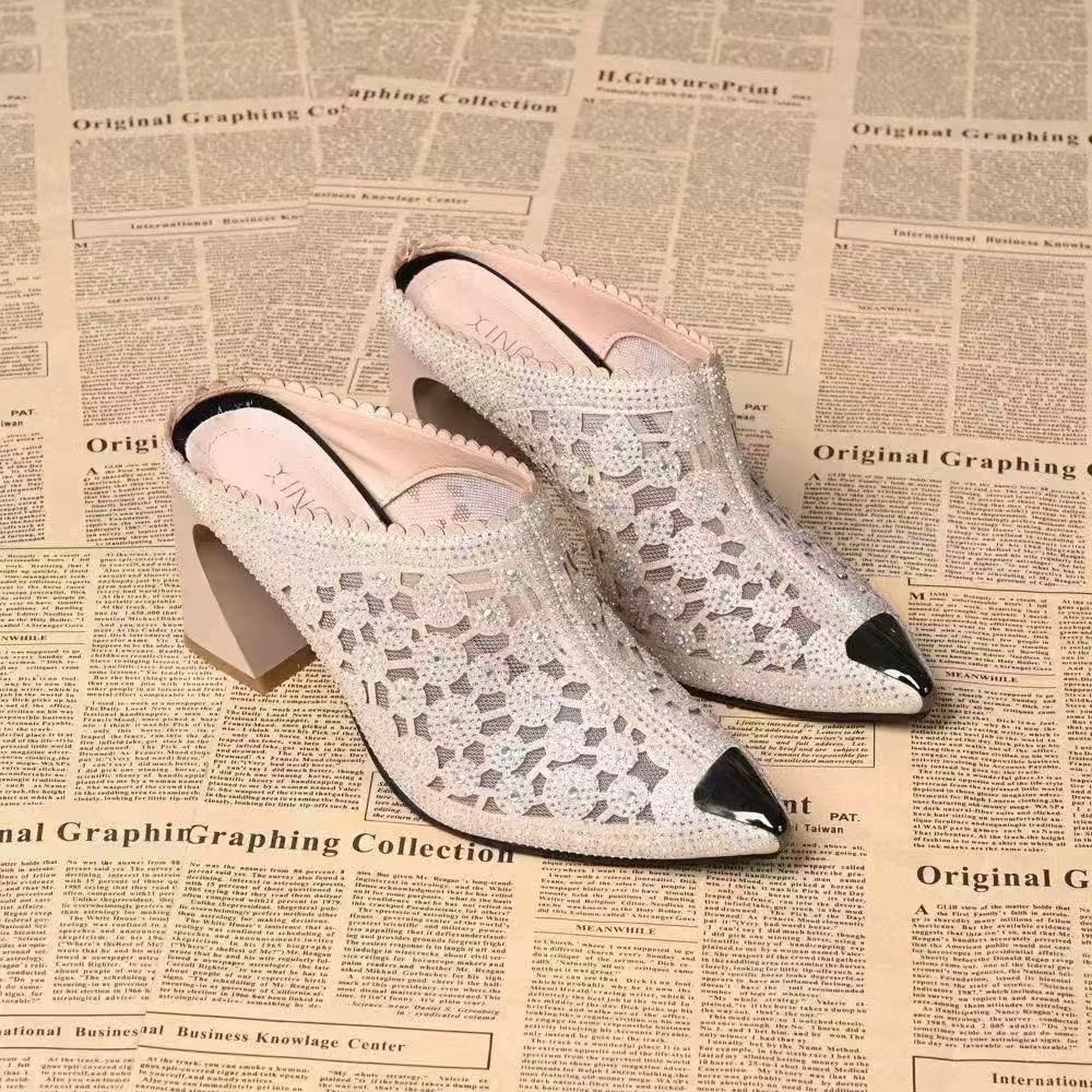 Mesh summer breathable slippers