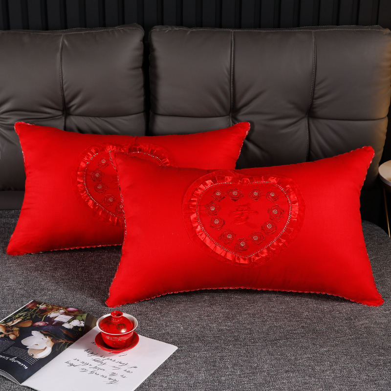 Mengxingman Home Textiles 2022 New Wedding Style Pillow Pillow Core Wedding Pillow