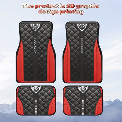Avtomobil döşəmə paspasları, Floor Mats, Four-Piece Set of Floor - 331qcjd-4-3344cm-two-piece-set