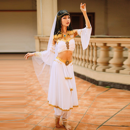 Anime character cosplay Cleopatra performance dance costume Halloween anime dance performance costume set performance costume