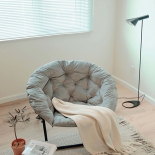 Thorp Foldableing Lounge Chair Balcony Home Lunch Break Nap Backrest Leisure Chair Pregnant Women Lazy Sofa J ✧ Its J ✧
