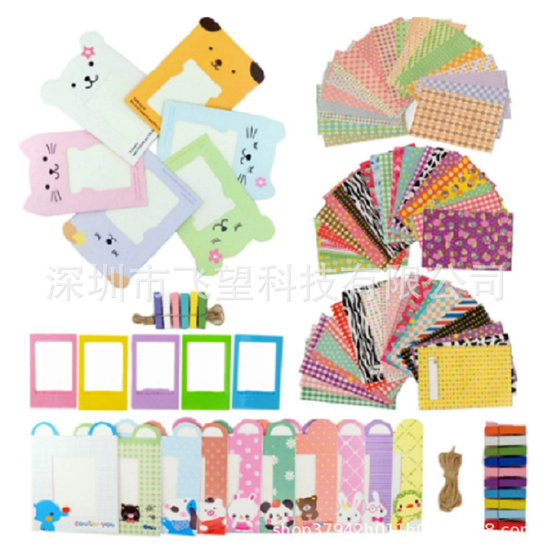 Polaroid Camera Accessories 3inch Sticker Photo Frame Album 6-in-1 Set Suitable for mini12 11 9 8+ 8 70