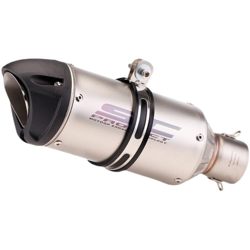 Motocicleta modificada SC duckbill tubo de escape Kawasaki Z900 Z400 Duke390 GSX-250R modificado escape