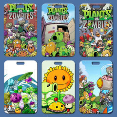 植物大戰殭屍卡套批發學生飯卡校牌胸牌工作證門禁卡套小廠牌胸牌