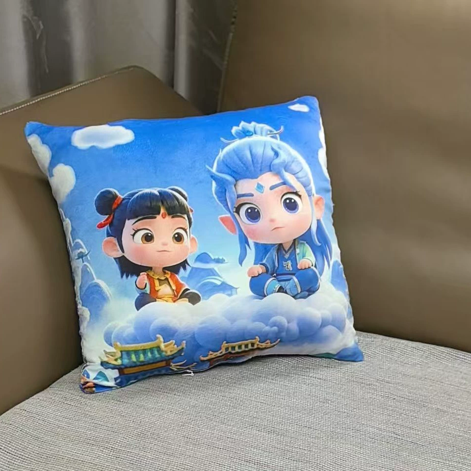 Подушка Nezha's Magic Child Haosai Ao Bing с принтом для офиса, подушка для сна с рисунком, диван, спальня, подушка для сна