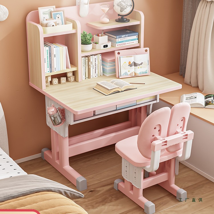 2025 New Kidsren's Study Table, Special Writing Desk for Primary School Students, Home Kidsren's Table, Adjustable Table and Chair Set