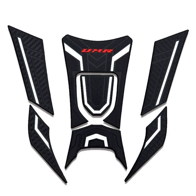 Motorcycle pedals – Armor - white-complete-set-of-7-pieces