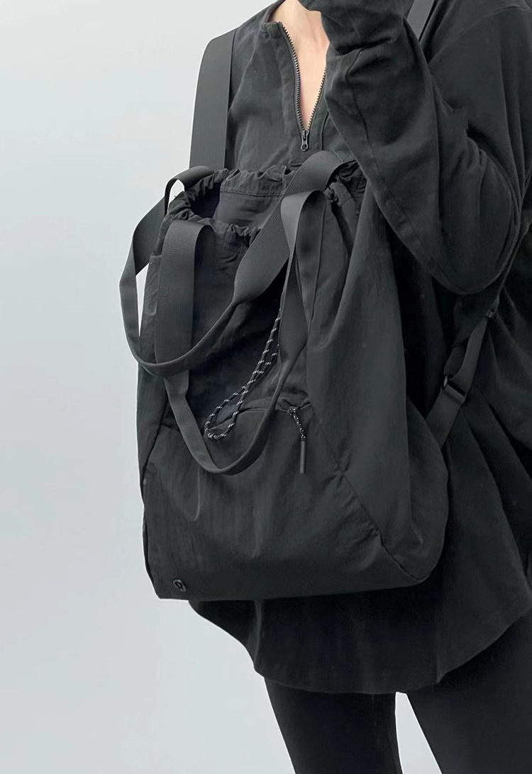 Unisex Waterproof Nylon Shoulder Backpack For Daily Commuting_voghion.com
