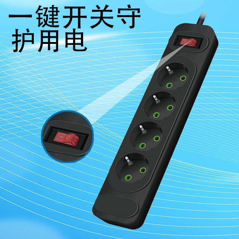 conector de expansión inteligente transfronteriza agujero especial enchufe de fila de agujeros multifunción enchufe de fila de oficina enchufe de fila de casa placa de cable de arrastre