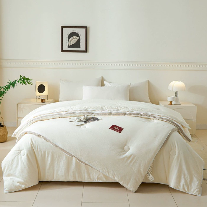 Knitted winter duvet with zipper, direct factory sales, increased thickness
