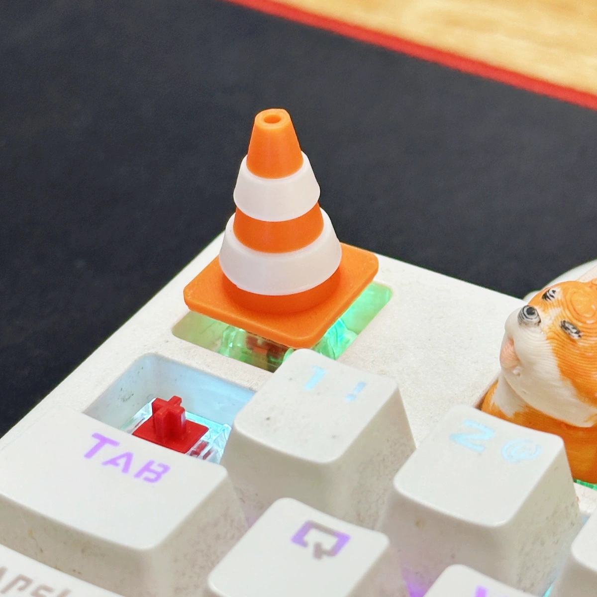 Mechanical cute genuine keyboard, 3D