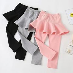 メーカー卸売り子供服春秋新作女の子レギンス韓国版弾力外着ズボンファッションハスの縁スカート