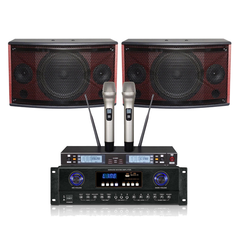 Kit de sonido KTV doméstico Jukebox sistema de pantalla táctil karaoke baile caja de altavoces