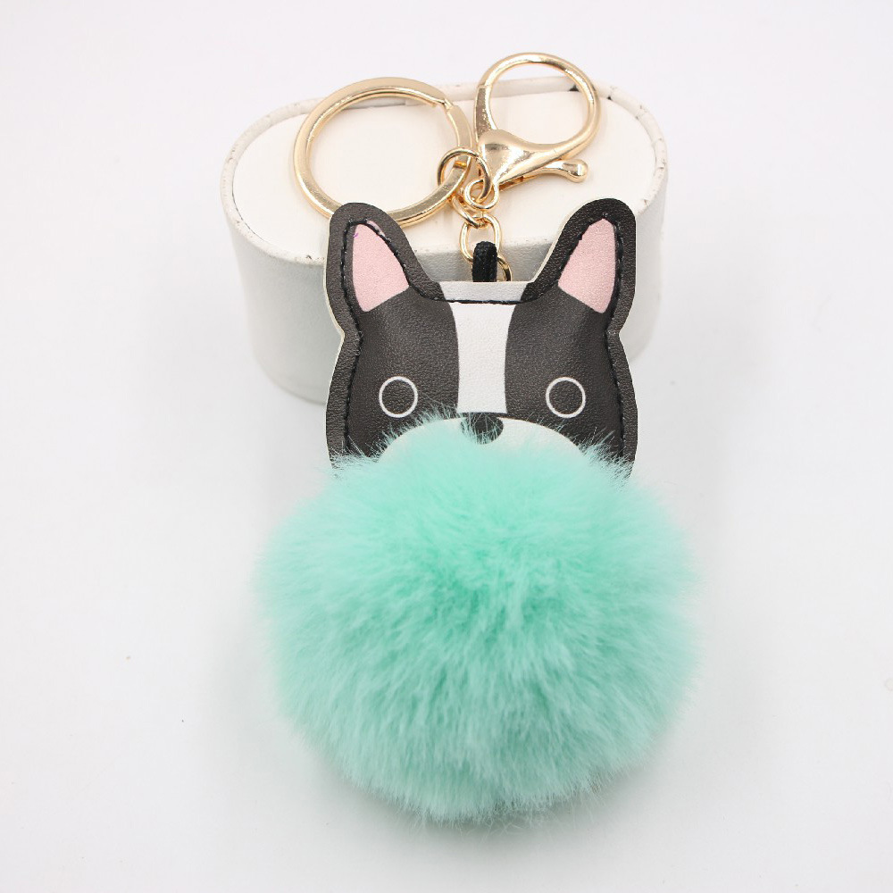 New Puppy Dog Key Chain Pendant Bag Purse Plush Pendant display picture 1