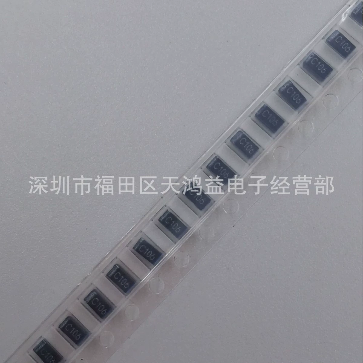 Танталовый конденсатор SMD 16В 10мкФ 1206 10мкФ 16В A C106 тип A 3216 черный