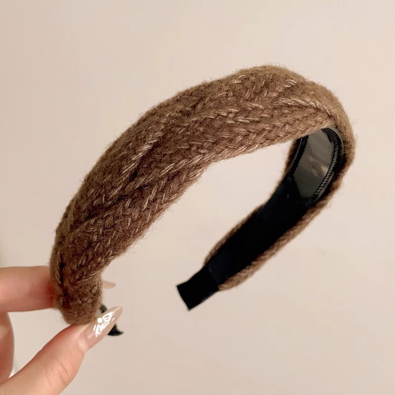 Meilad otoño y invierno, cinturón de cabello alto, cinturón de cabello de alta calidad, cinturón de cabello de esponja coreana retrógrada