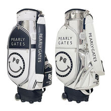 新款PG高尔夫拉杆球包 两轮 男女标准球杆包 水晶PU 时尚便捷
