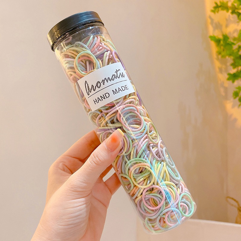 La banda de goma enlatada para niños no duele el pelo del bebé de las niñas lazo de pelo banda de pelo elástico cuerda de pelo pequeño tamaño banda de goma accesorios para el cabello