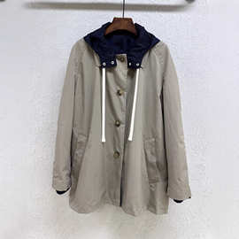 2025早秋新款精致优雅气质显瘦随性休闲简约干练松弛双面穿风衣