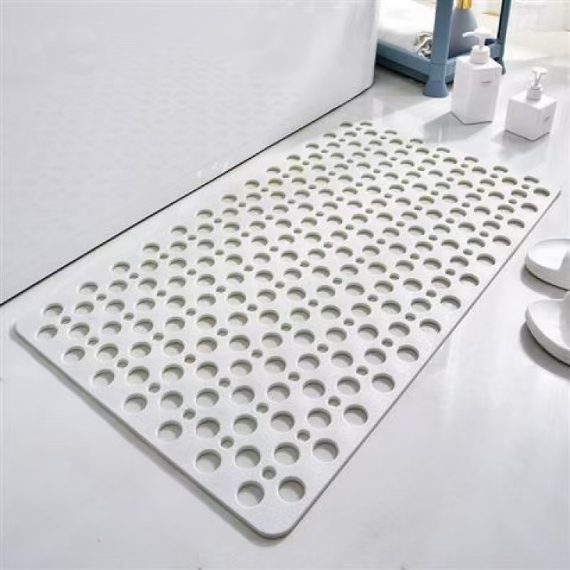 Almohadilla antideslizante del baño tpe, agujero redondo, bañera con fugas de agua, baño, almohadilla para el suelo, ventosa, almohadilla para evitar caídas, cabello uno por uno image 8