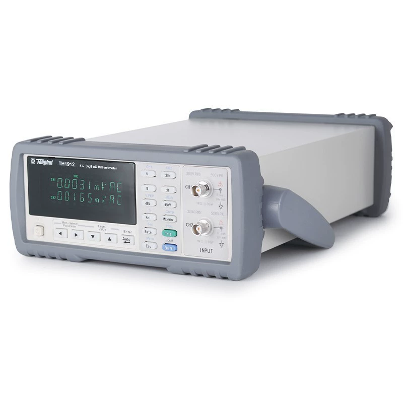 Tonghui TH1912 двухканальный цифровой милливольтный измеритель напряжения переменного тока