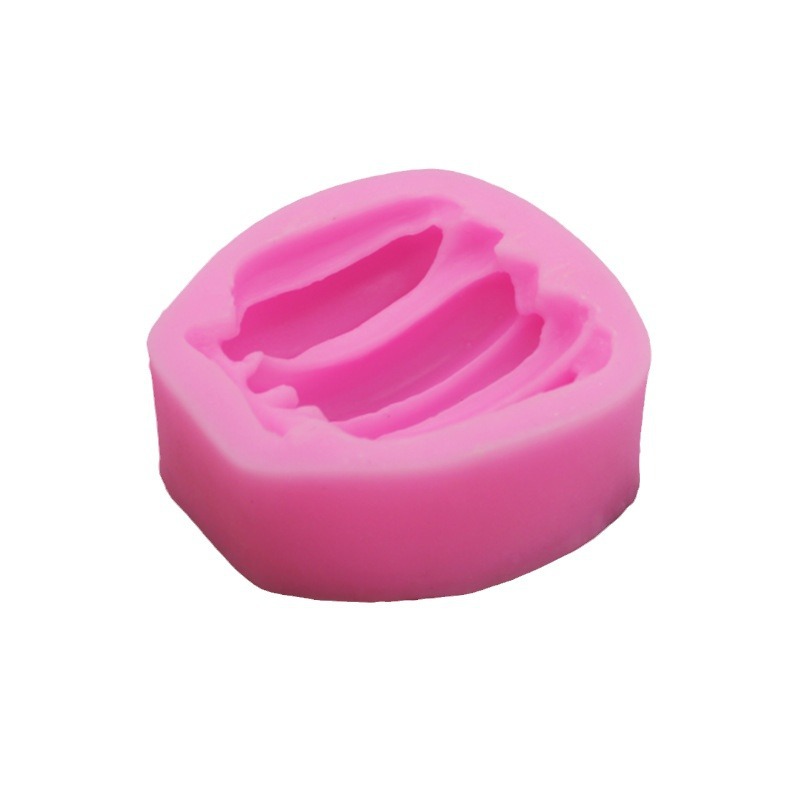 Silicone Mold Fruits Banana Baking Cake Decoration Aroma Plaster Scented Candle Holder Handmade Soap