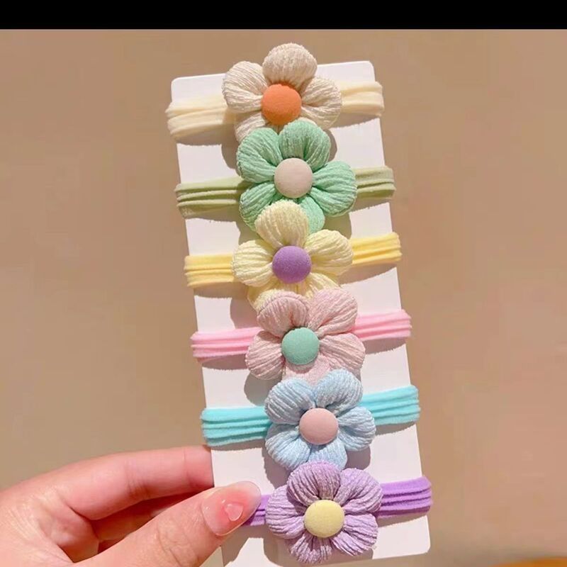 毛巾圈儿童发绳不伤发扎头绳女童橡皮筋发圈头饰小女孩扎马尾可爱|undefined