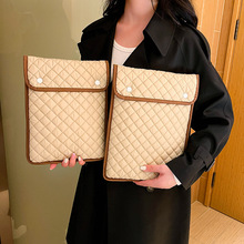 平板防震装ipad包pro11寸收纳内胆包保护套女绣线电脑包包轻便