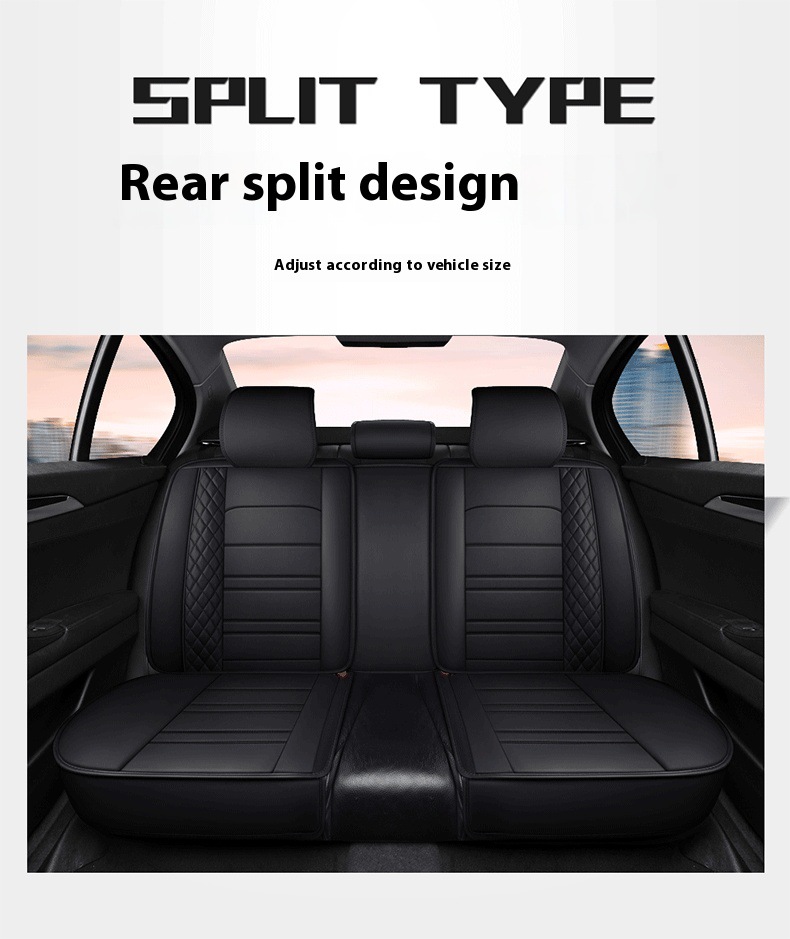Foreign trade car seat cushion factory direct all-inclusive full leather small diamond four seasons general car seat cushion