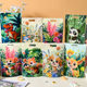 New cartoon self-sealing bag biscuit snowflake crisp packaging bag nougat candy self-standing bag zipper sealed bag wholesale