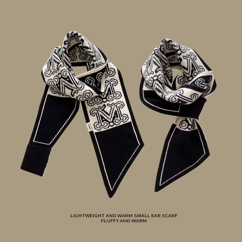 필기체 M자 [블랙베이지]