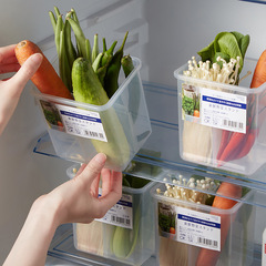 家庭用冷蔵庫タッパー透明プラスチックケース収納ケース付き冷蔵庫専用冷蔵食品整理ケース
