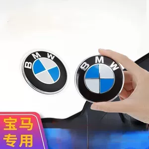 BMW 3 5 X3 X5 X6 seriyaları üçün mavi-ağ ön və arxa emblemlər