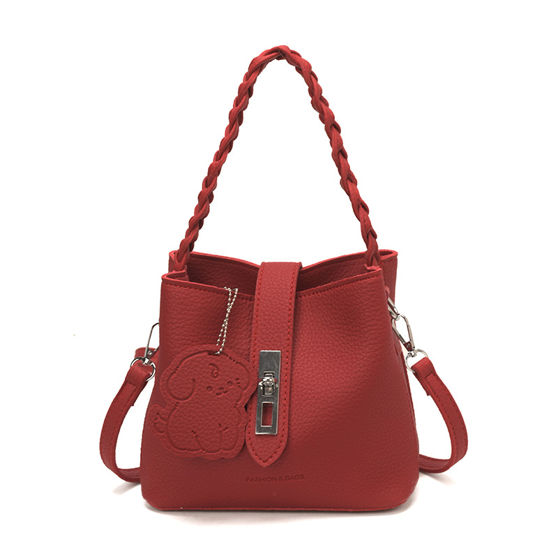 La sensación cotidiana de la versión coreana de la moda nicho bolso mujer 2026 nuevo mochila de hombro de un solo cubo de viaje bolsa temperamento