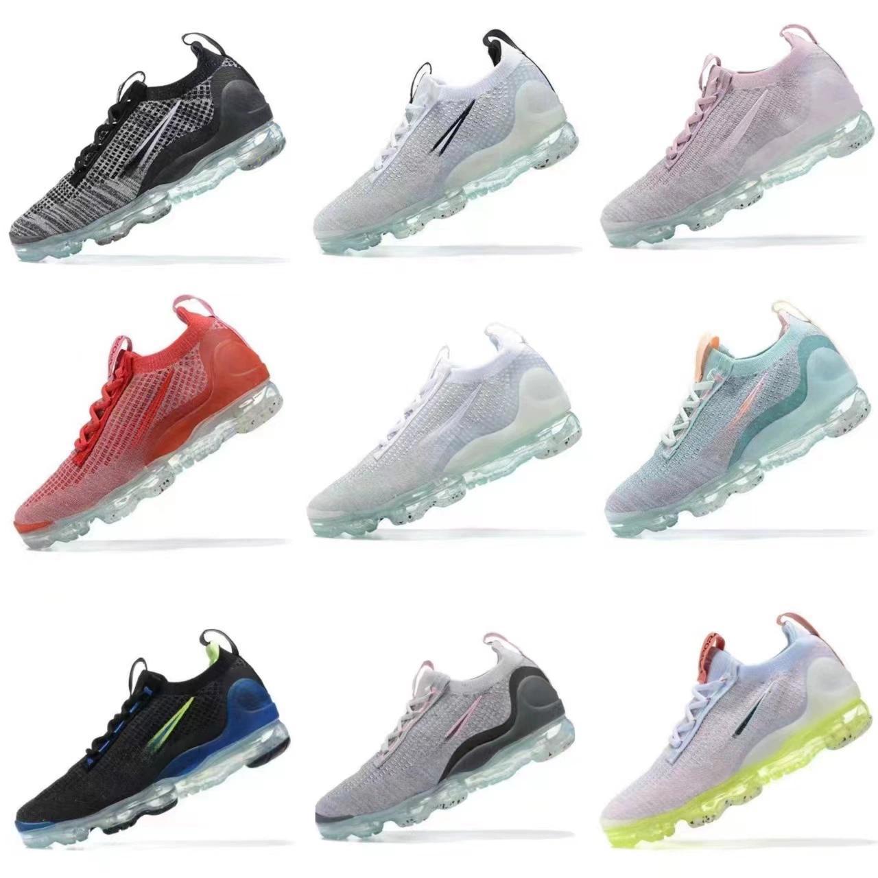 Putian Shoes Max270 Large Cushion Shoes for Men and Women, Fly-Knit Mesh Breathable Non-Slip Casual Sports Running Shoes, Low-Top