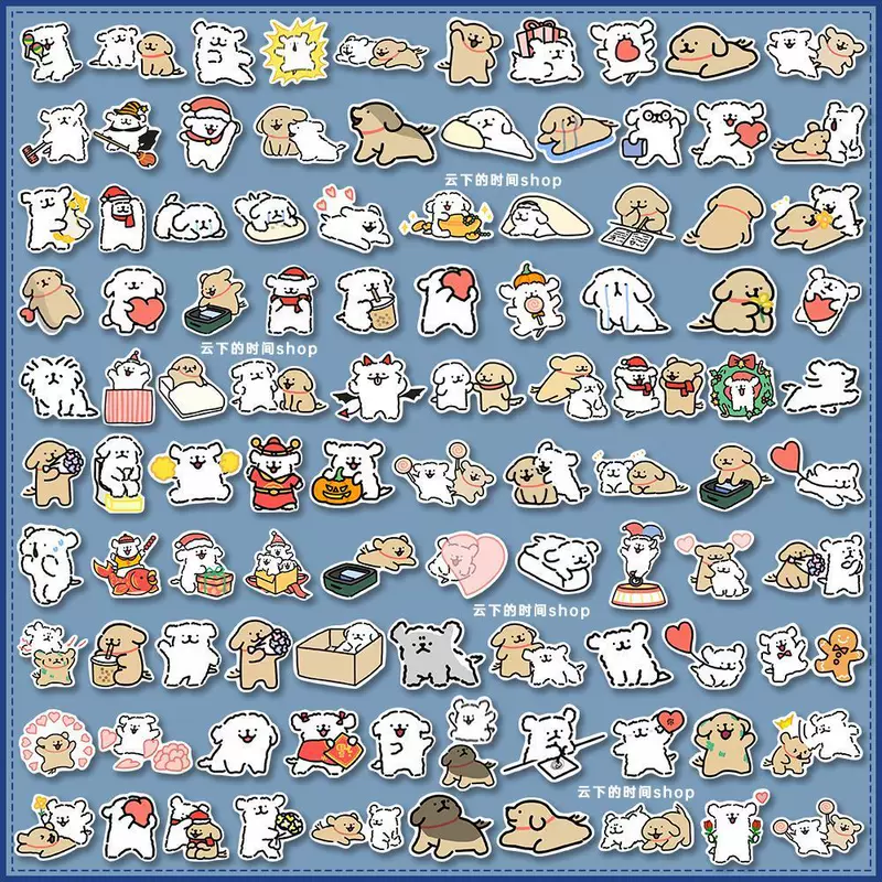 Cartoon cute pack, mobile phone, waterproof sticker, DIY