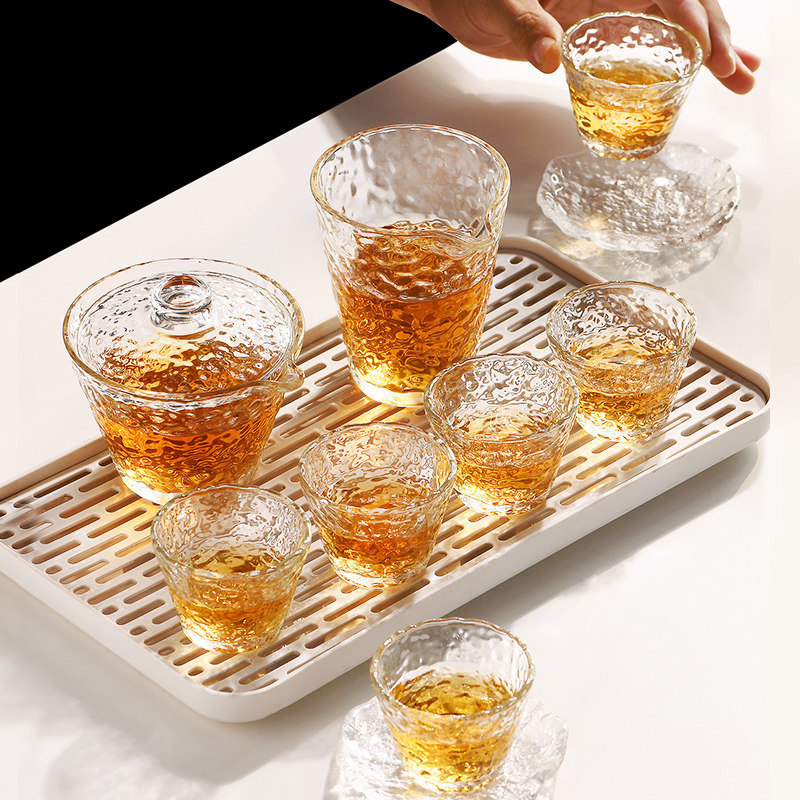 Tea Drinking Glass Small Tea Cup Home Use Kung Fu Tea Set Transparent Water Cup Master Cup Personal Female Wine Cup Tasting Cup Tea Drinking Glass Small Tea Cup Home Use Kung Fu Tea Set Transparent Water Cup Master Cup Personal Female Wine Cup Tasting Cup