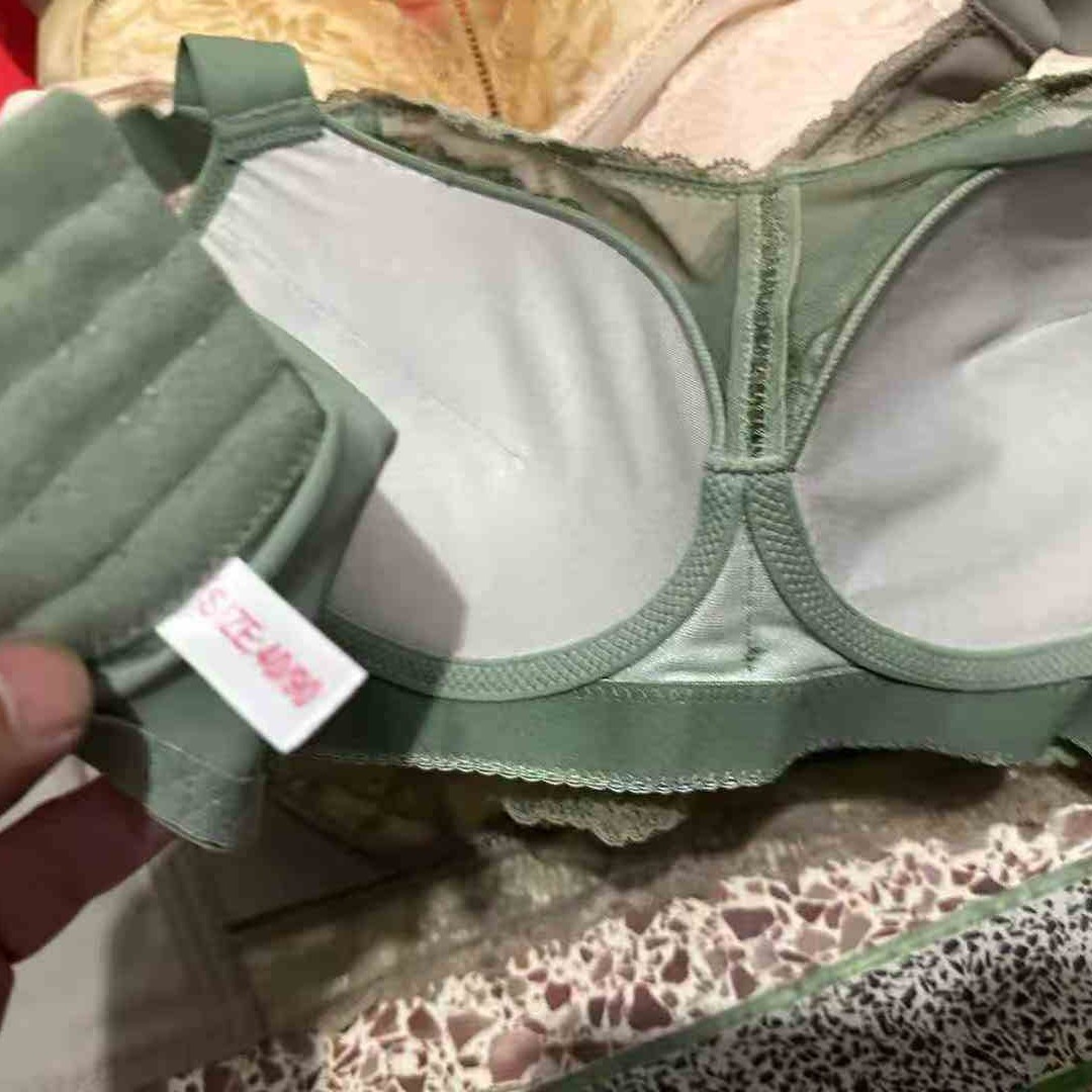 Inventario claro Europa y los Estados Unidos ajustable recopilación anillo de acero anti-caída sujetador de encaje ropa interior clásica grande cómoda