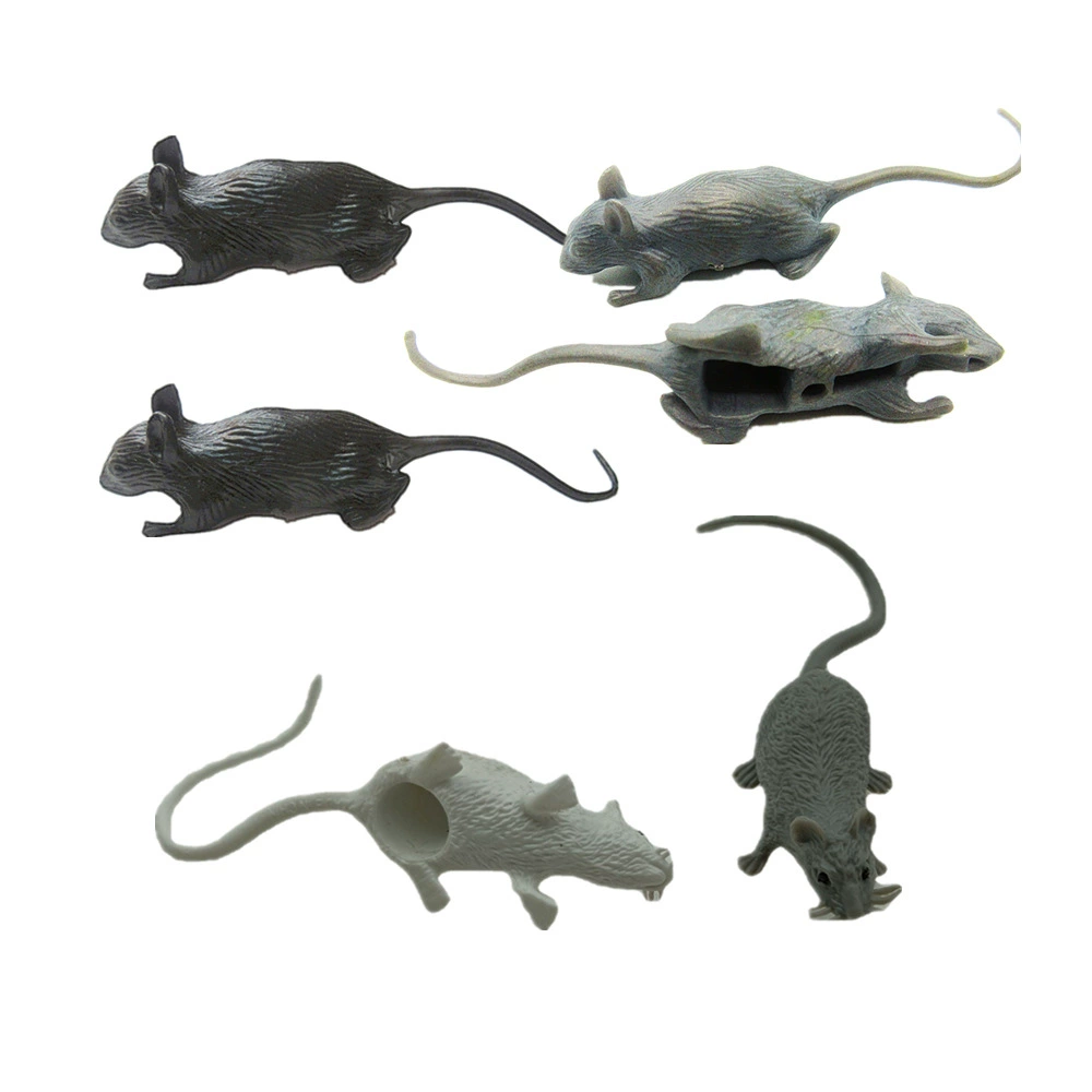Plastic mouse, little mole model, prank and decompress Halloween small animal luminous mini shape