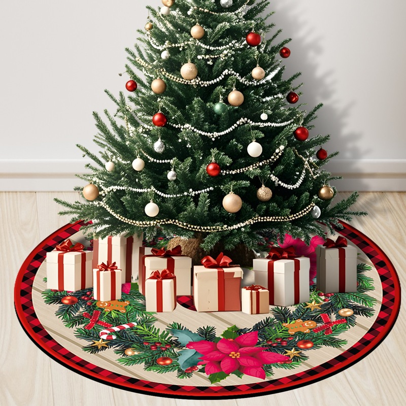 工場直販クリスマスツリースカート工芸品聖なるシーン装飾用品漫画プリント装飾品クリスマス装飾品ホット販売|undefined