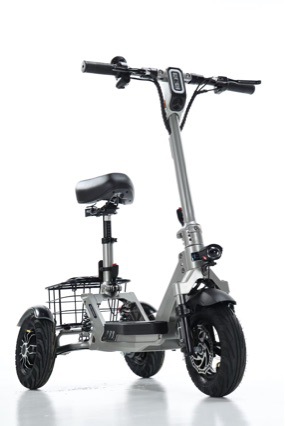 Cross-border electric scooter, aluminum-cast foldable electric vehicle, lithium battery-powered two-wheeled mini electric scooter