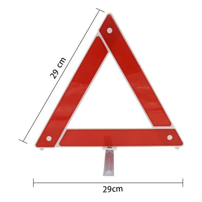 Предупреждающий знак на штативе автомобиля, знак парковки неисправностей, светоотражающий предупреждающий знак на штатив для новогоднего осмотра