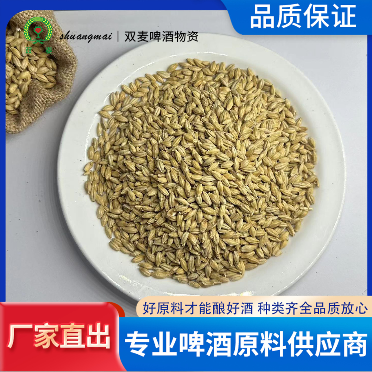 皮尔森麦芽啤酒原料澳麦芽大麦芽焦香麦芽小麦芽3-5EBC