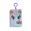 Cartoon small children's cute plush pendant, laptop for elementary school students, pocket book, unicorn, big eyes