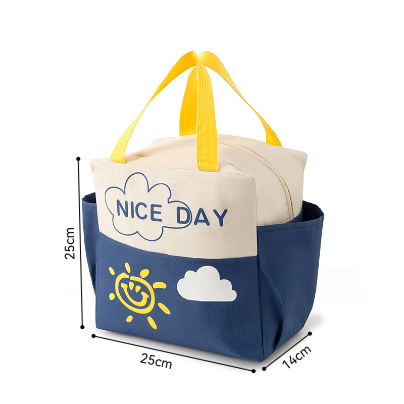 Bolsa de caja de almuerzo al por mayor bolsa de almuerzo bolsa de almuerzo bolsa de aislamiento de picnic bolsa de almuerzo bolsa de almuerzo de aislamiento de papel de aluminio grueso