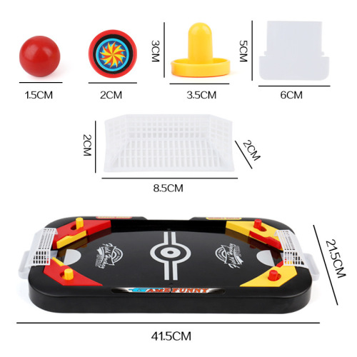 Cross-border e-commerce 2-in-1 ice hockey desktop battle competitive game for young children, mini football table, parent-child interactive toy