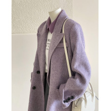 ������ɫ���Ӵ���Ů�ﶬ2025���¿�ë�����׸�С���Ӷ̿��nϵ