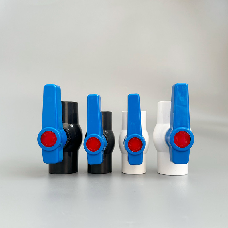 厂家直供国标20 25 长柄插口球阀 PVC给水阀门颜色可定制